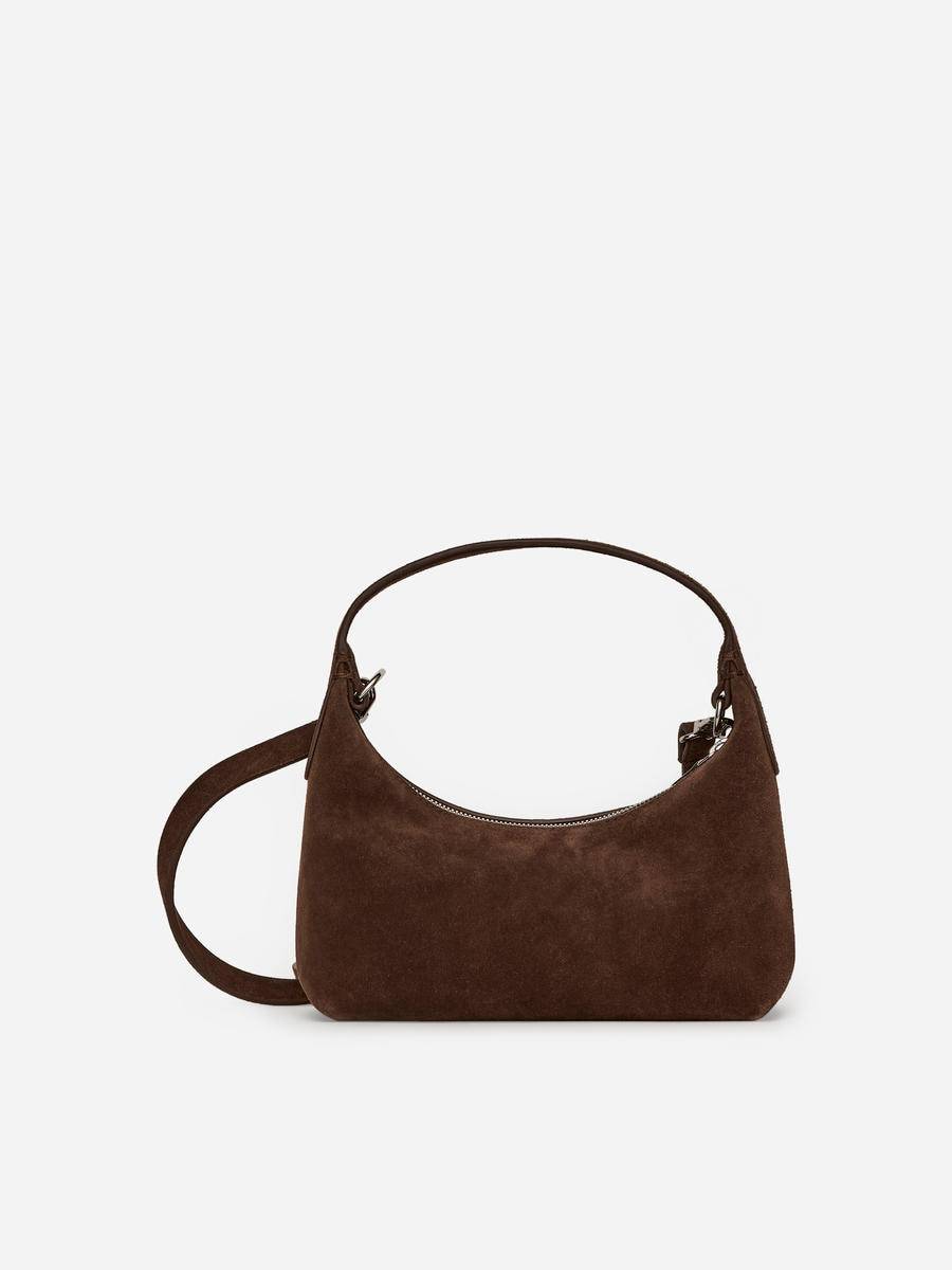 ARKET Small Suede Bag -Brown, ONESIZE
