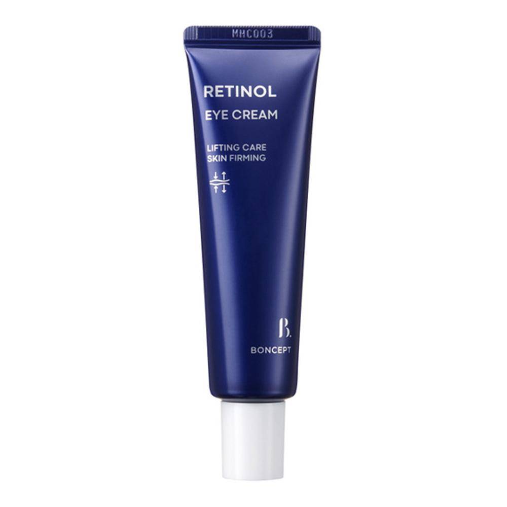 BONCEPT Retinol Ögonkräm 25ml / Förbättra hudstruktur, elasticitet, Anti-Aging, Återfuktande, Koreansk Kosmetika, Kbeauty