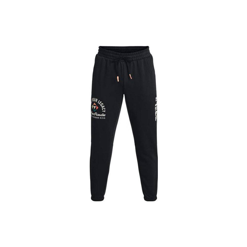 Under Armour Project Rock Grafiska Snörningsjoggers Herrunderdelar Svart 1377440-001 L