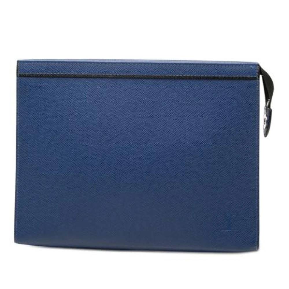 Louis Vuitton Vintage Pre-owned Voyage MM - Vintage - Dame - Blå - ONE SIZE - Læder