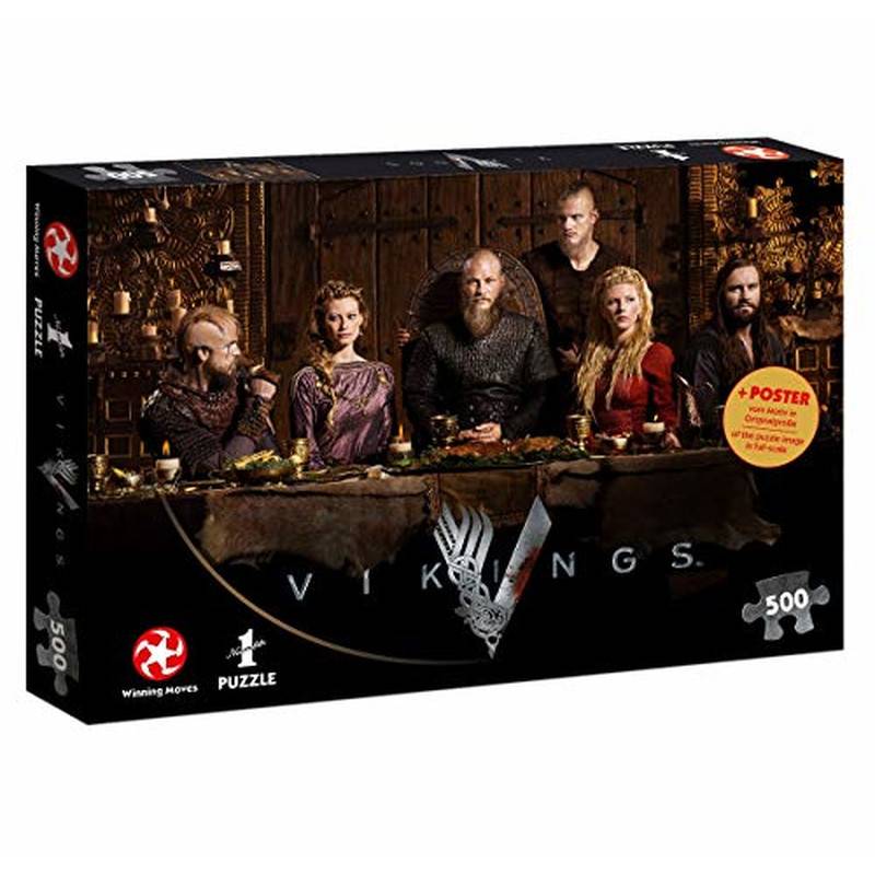Puzzle Vikings Ragnar's Court Wikinger 500 Teile 48 x 34 cm