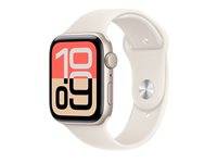 Apple Watch SE (3nd generation) OLED 44 mm Digital 368 x 448 pixlar Pekskärm Beige Wi-Fi GPS