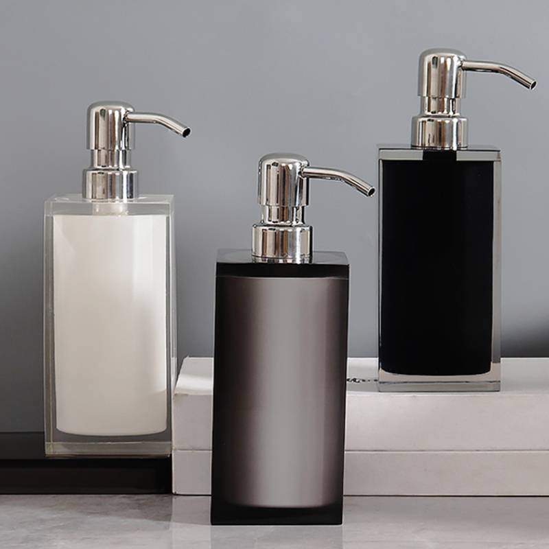 1pc Resin Washbasin Tray Decor Lotion Bottle Jewelry Storage Tray Bathroom Accessories Press Type Bottling Bottle Soap Dispenser