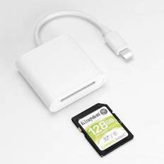 Lightning/USB-C SD-kortlæser til iPhone og iPad