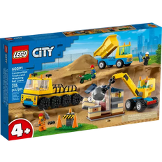 LEGO CITY - ENTREPRENØRMASKINER OG NEDRIVNINGSKRAN - 60391