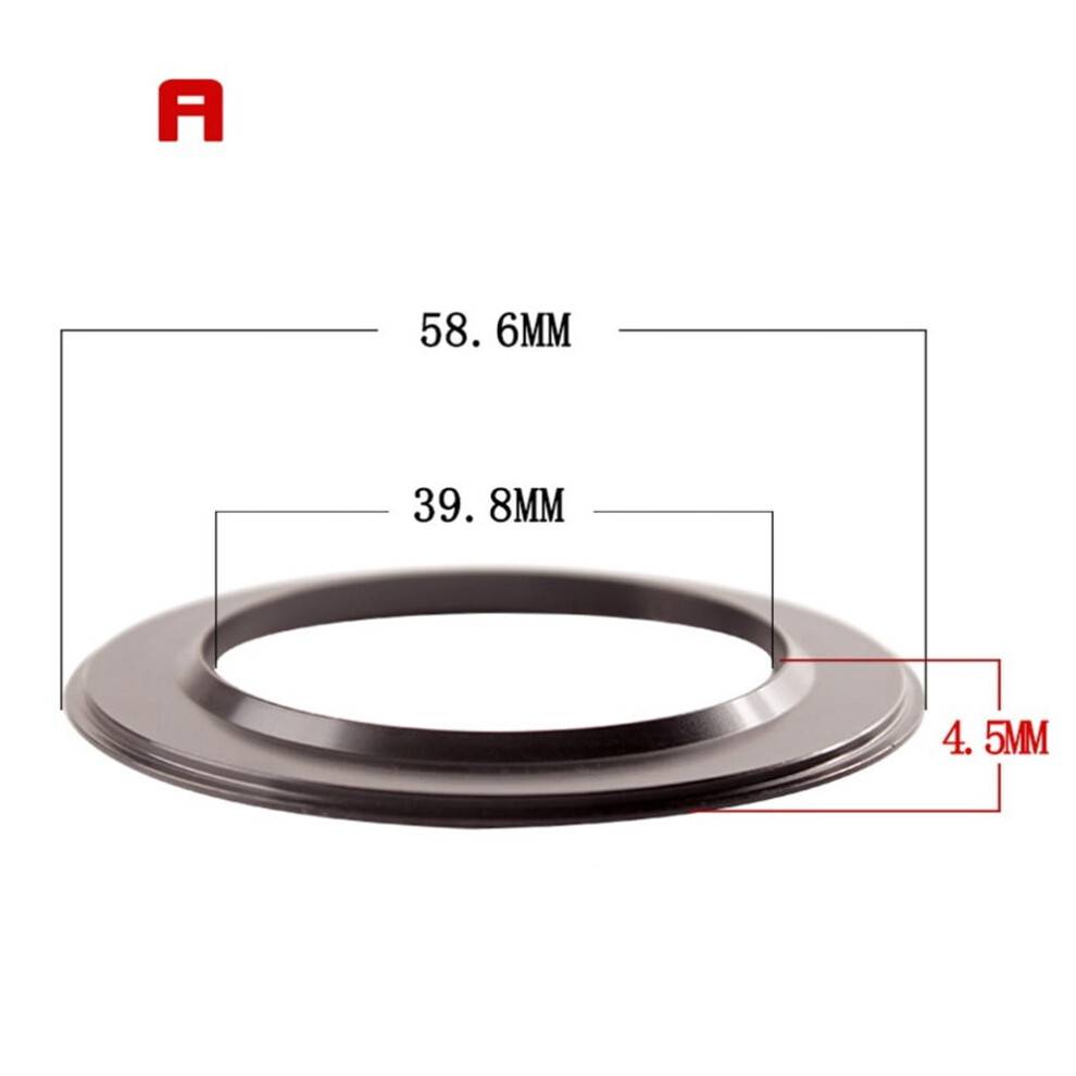 Cykel Konisk Forgaffel Headtube Reducer Headset Adapter Cykel Headset Base Ring A