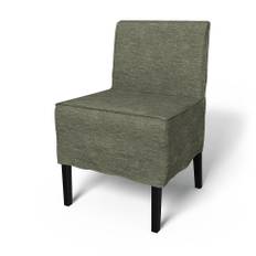 IKEA - Överdrag till Nils stol, Green Grey, Sammet - Bemz