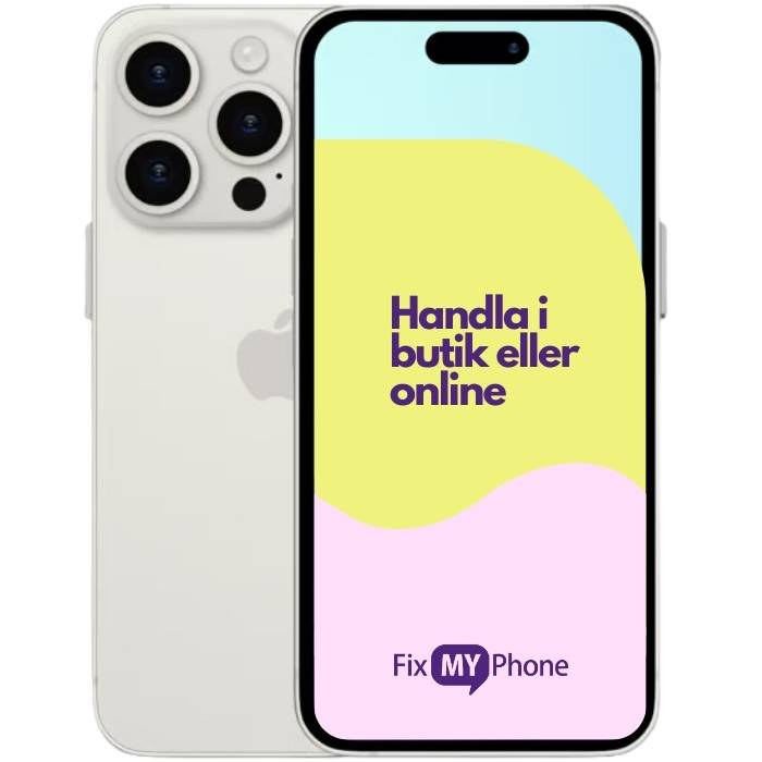 iPhone 15 Pro Max Begagnad Vit 1 TB Klass A