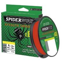 Spiderwire Stealth Smooth 8 Red Braided Line 300m