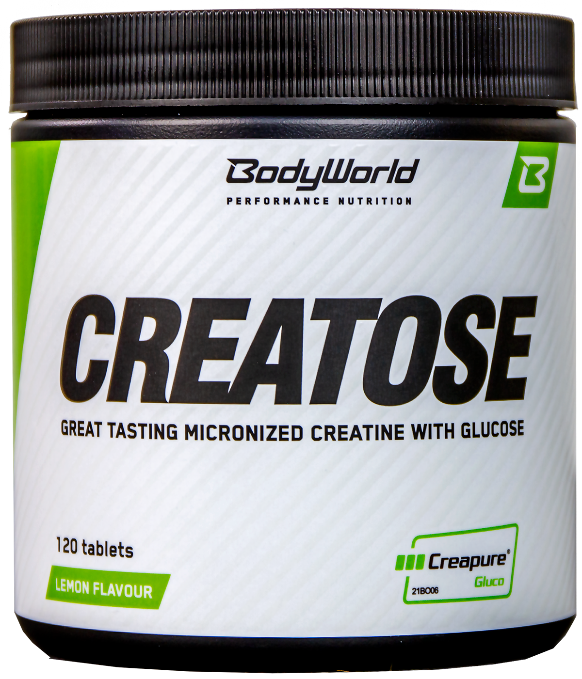 BodyWorld Creatine Creatose (Creapure ) 120 tabletter citron