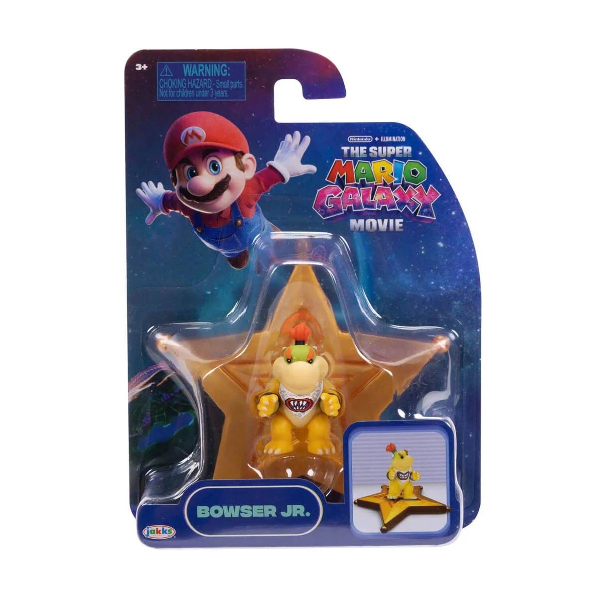 Mario Galaxy Movie Figur 4cm Bowser Junior - Super Mario - Leksaksaffären