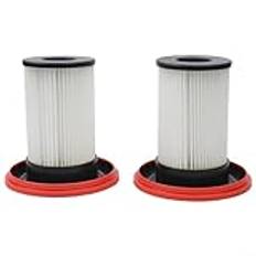 FUBESK Ersättnings HEPA-filterset för Bosch Unlimited för Gen2-serien 8 BCS1 BCS8 BKS8 dammsugare, effektiv filtrering, enkel rengöring (2-pack)