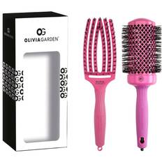 Olivia Garden Hot Pink Set Presentförpackning För hårstyling med värme