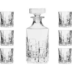Stiernholm Etna Whiskykaraff med 6 glas 81 cl