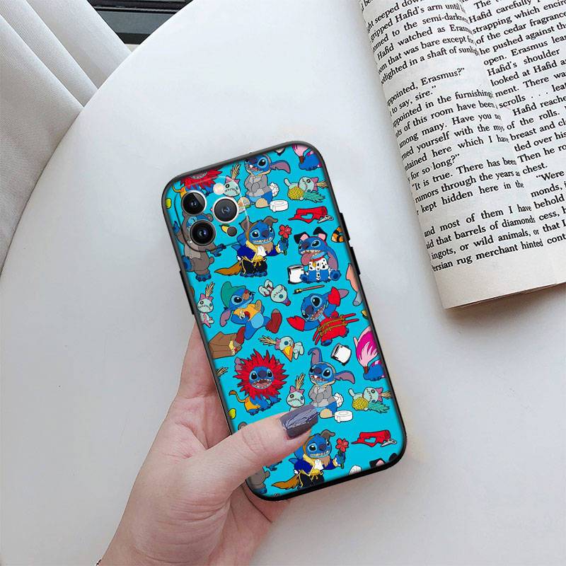 JO37 Lilo Stitch Telefonskal för Motorola Edge 50 40 30 Pro NEO Ultra Fusion Lite Plus G04 G04S G05 G15 G14 G24 G34 G35 G45 G54 G52 E32 Edge 50 5G