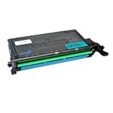 SIMPLETEK - Original Cyan CLP 620 toner kompatibel med Samsung CLP620 ND 670 ND CLX 6220 FX 6250 FX-Y5082L Kapacitet 4 000 sidor