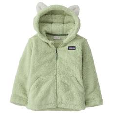 Patagonia Kid's Furry Friends Hoody Fleecejakke Børn størrelse 3 Years farve grøn
