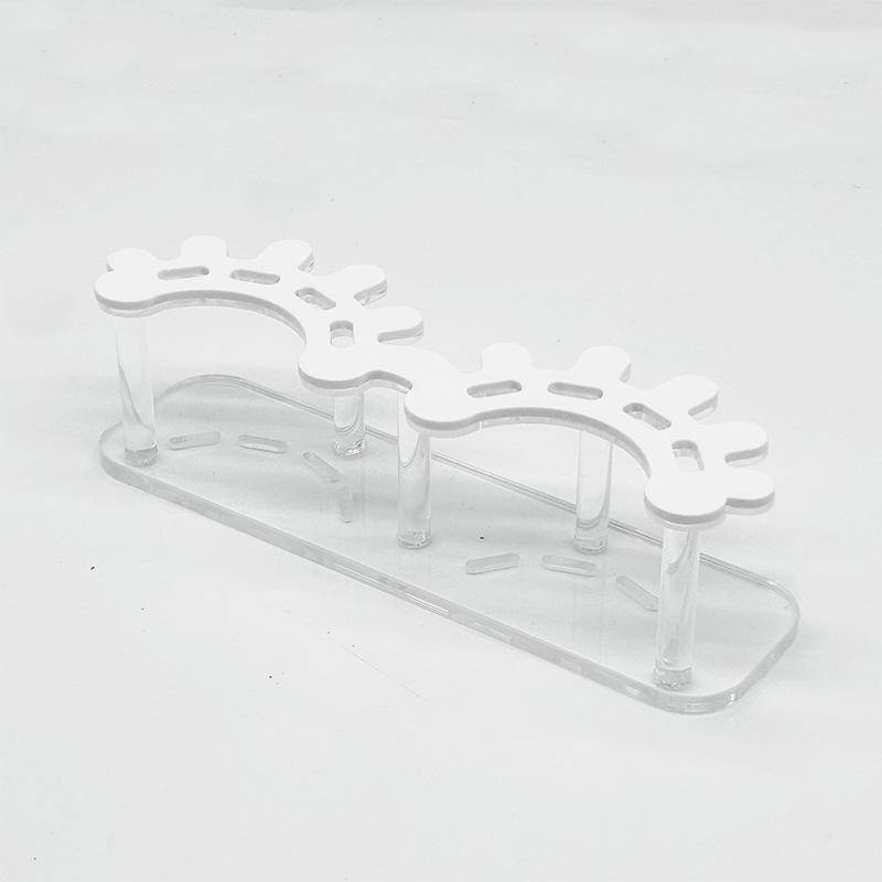 Pink Hold Tweezers Lash Tools Eyelash Holder for Eyelash Extension Lash Tile Eyelash Shape Tweezers Holder