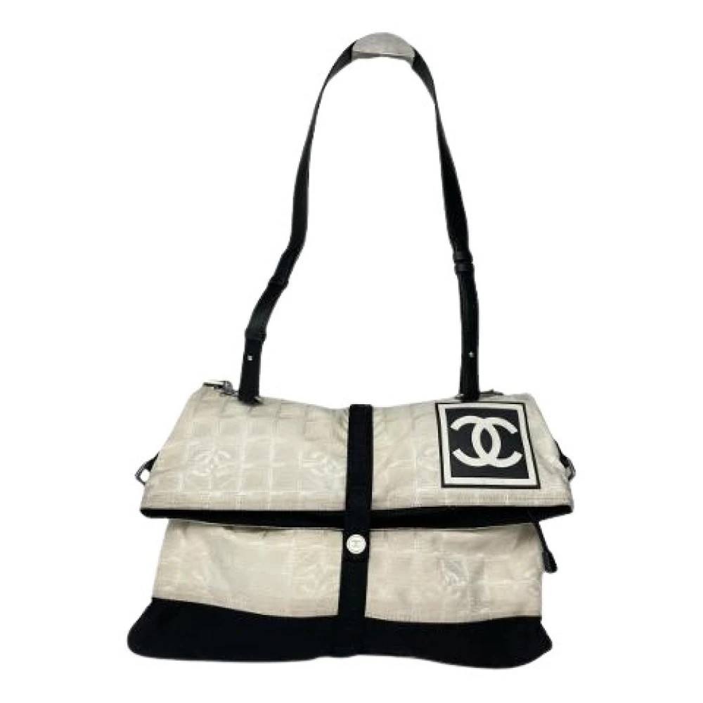 Chanel Vintage Pre-owned Vintage Skuldertaske - Vintage - Dame - Hvid - ONE SIZE - Uld