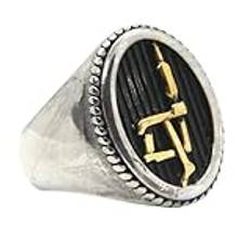 jewelry Ny 2025 Tatueringsmaskin Män Ringar 316L Rostfritt Stål Vintage Street Barbershop Tatuerare Punk Rock Party Par Smycken Mode Accessoarer Kreativ gåva jewelry