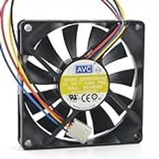 DS08015B12U 8015 12V 0.60A dual ball 4-wire PWM chassis computer cpu cooling fan