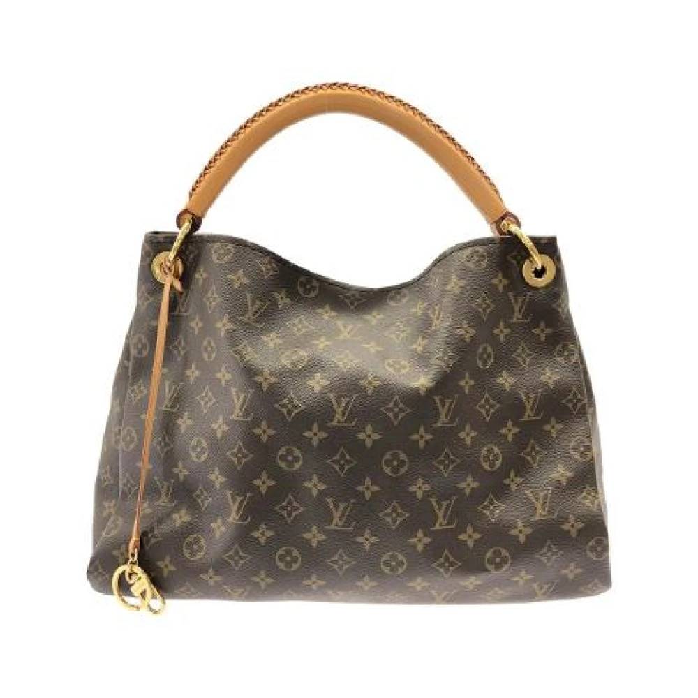 Louis Vuitton Vintage Pre-owned Artsy Monogram Skuldertaske - Vintage - Dame - Brun - ONE SIZE - Uld