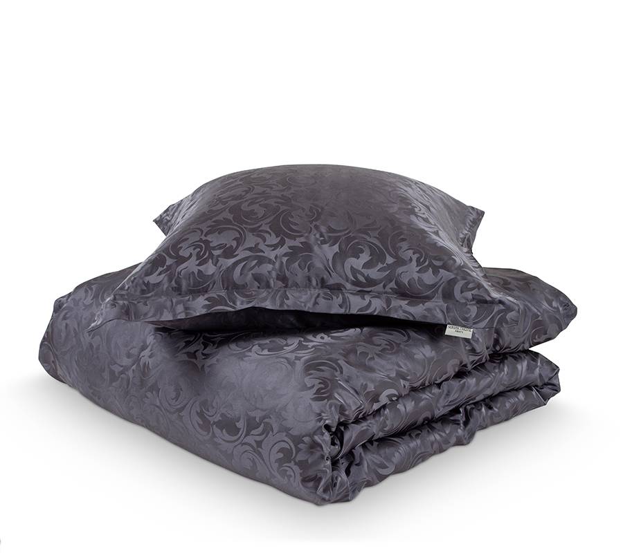 Nordic Weaving Dark Grey Silkesengetøj.