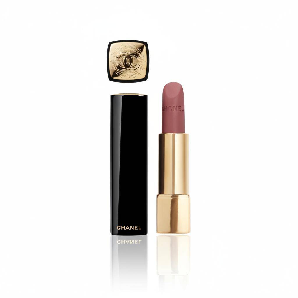 Chanel Rouge Allure Velvet Begränsade Läppstift Mjuk Matt 3,5g Kosmetika black