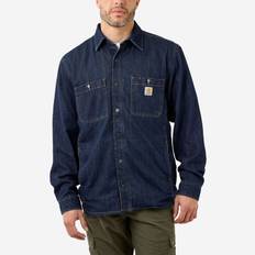 Carhartt denim fleece foret skjortejakke