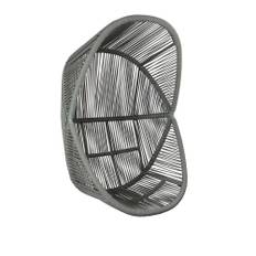 Cane-Line - Hive Hængestol - Støvet Grøn, Cane-Line Weave - Udendørs lænestole - Metal/Tekstilmateriale