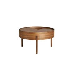 Woud - Arc Soffbord Ø66 Walnut