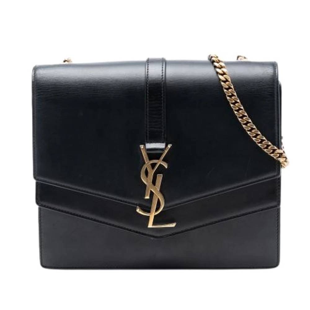 Yves Saint Laurent Vintage Pre-owned Vintage Crossbody Bag - Vintage - Dame - Sort - ONE SIZE - Uld