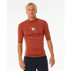 Rip Curl Waves UPF Performance Short Sleeve - Lycras - Herr Red S