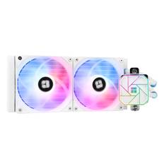 THERMALRIGHT AQUA ELITE 240 WHITE V3 Liquid CPU AIO Pump Head Max Rotation Speed PWM for Intel Computer CPU Aio cooler Cooler, 3300RPM, TL-C12B-S V2×2