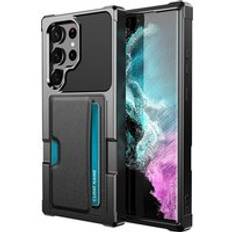 Shockproof Case Anti-drop Hybrid Protective Leather Card Holder Case Armor PC TPU Phone Case for Samsung S24 S24 Plus S24 Ultra