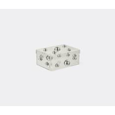 By Gabs Organising - 'Box Match' sculpture, silver in silver Acrylic & Sphere Resin