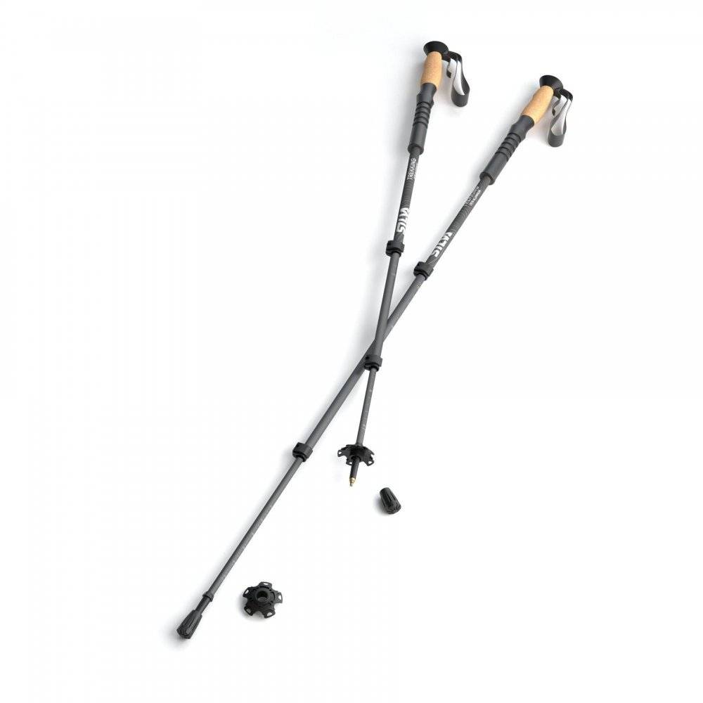 Silva Trekking Poles Aluminium Cork - Black