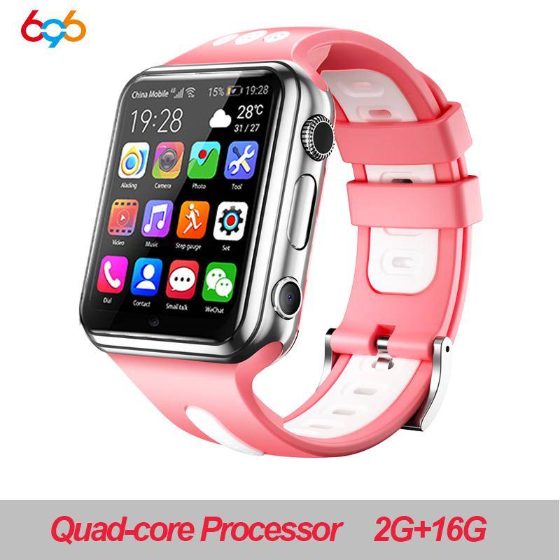 H1/w5 4g Gps Wifi Plats Student/barn Smart Watch Telefon Android System Klocka App Installera Blue Tooth Smartwatch Sim Card Boy add 8G memory card