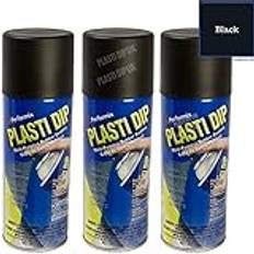 3 x Plastidip plast/gummifärg – 400 ml – spray – svart