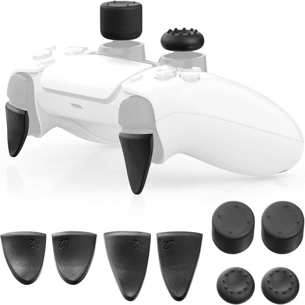 Tillbehör till PS5-kontroller, Joystick-tillbehör, Skydd för analoga spakar, Förlängningar för actionknappar