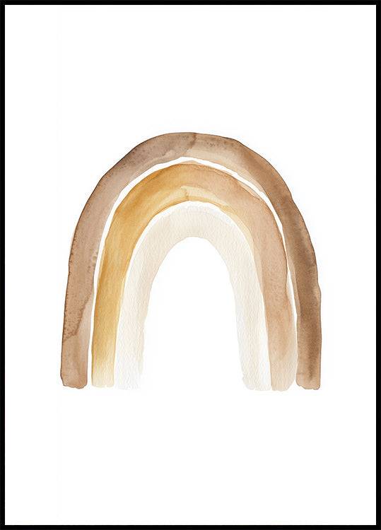 Neutral Rainbow Poster (70x100cm) - Plakater > Barnväggskonst