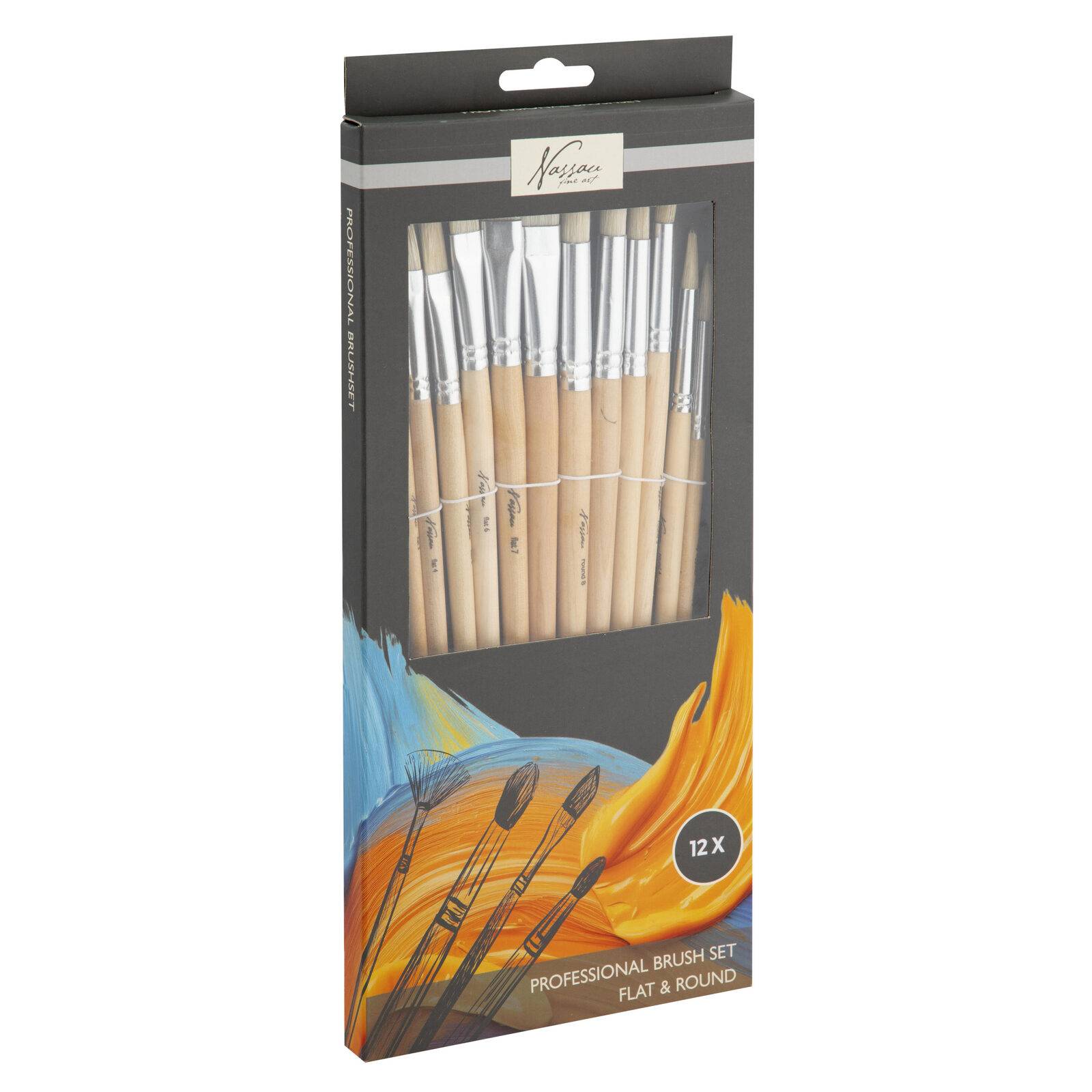 Colour Nassau Professionell Penselset 12 delar