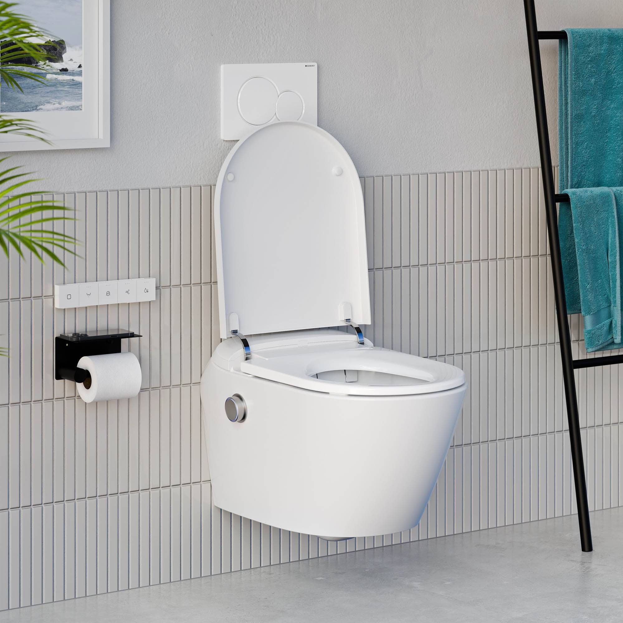 Bruse-WC komplet sæt T640 PRO med Geberit Duofix forvægselement