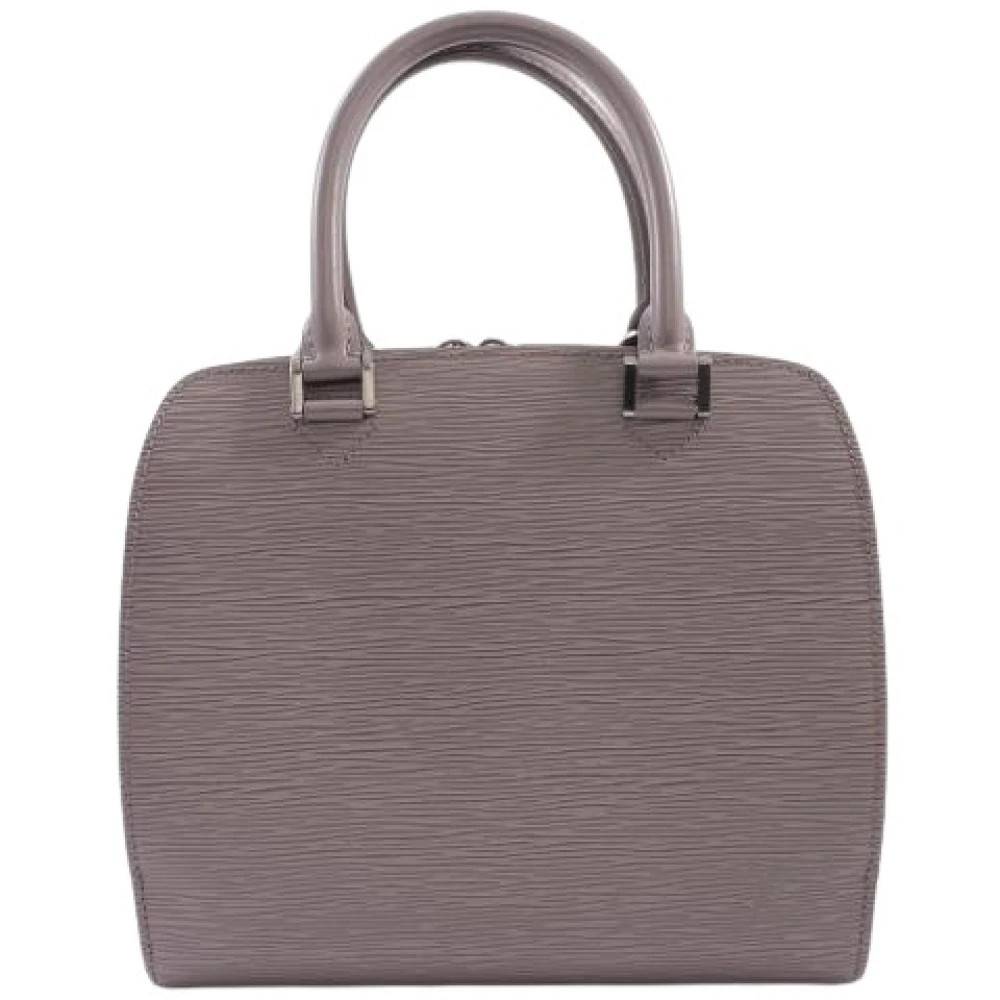 Louis Vuitton Vintage Pre-owned Vintage Håndtaske - Vintage - Dame - Grå - ONE SIZE - Læder