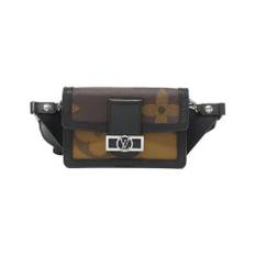 Louis Vuitton Vintage, Pre-owned, Dame, Brun, ONE SIZE, Uld, Brugt Mini Monogram Clutch Taske