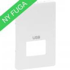 LK FUGA® Afdækning f/USB udtag 1,5 modul, hvi