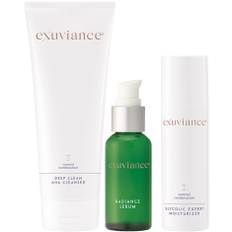 Exuviance Normal Skin Kit Deep Clean AHA Cleanser, Radiance Serum, Glycolic Expert Moisturizer
