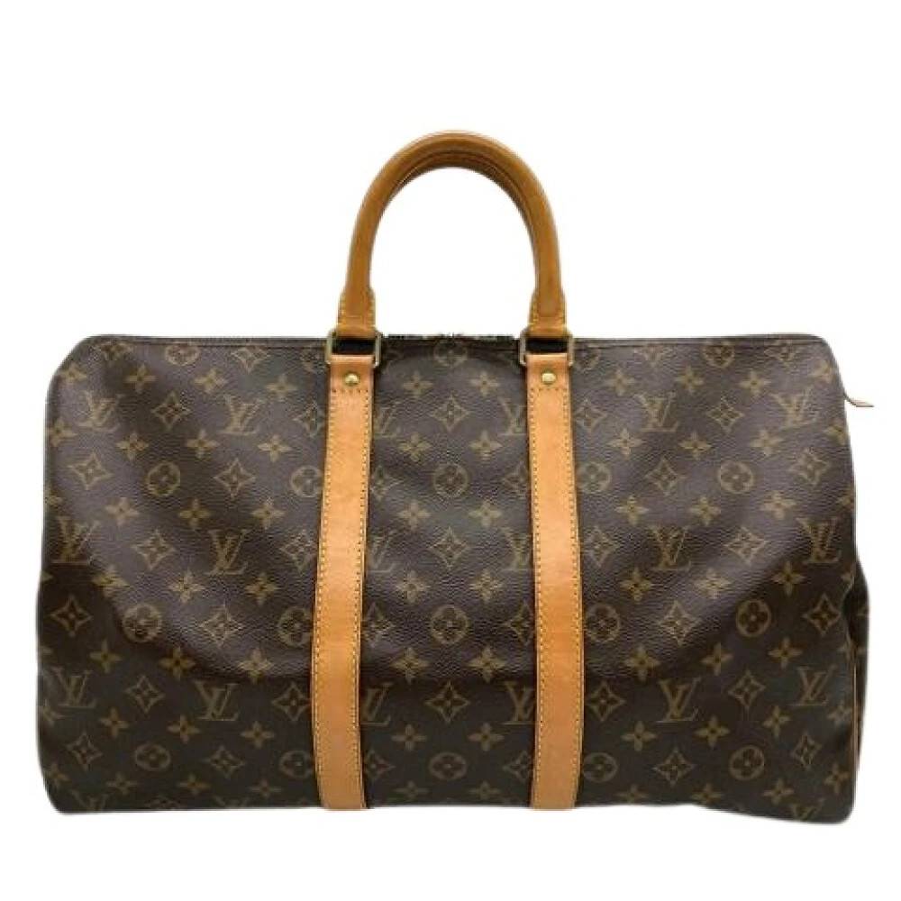 Louis Vuitton Vintage - Pre-owned Vintage Canvas Weekend Bag Vintage - unisex - ONE Size - Läder
