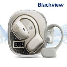 Blackview Airbuds 100 Bluetooth-hörlurar Sport In-Ear-hörlurar Trådlös Bluetooth 5.3, LED-skärm, IP68 vattentäta hörlurar, in-ear-hörlurar Bluetooth E - Vitt (En-Storlek)