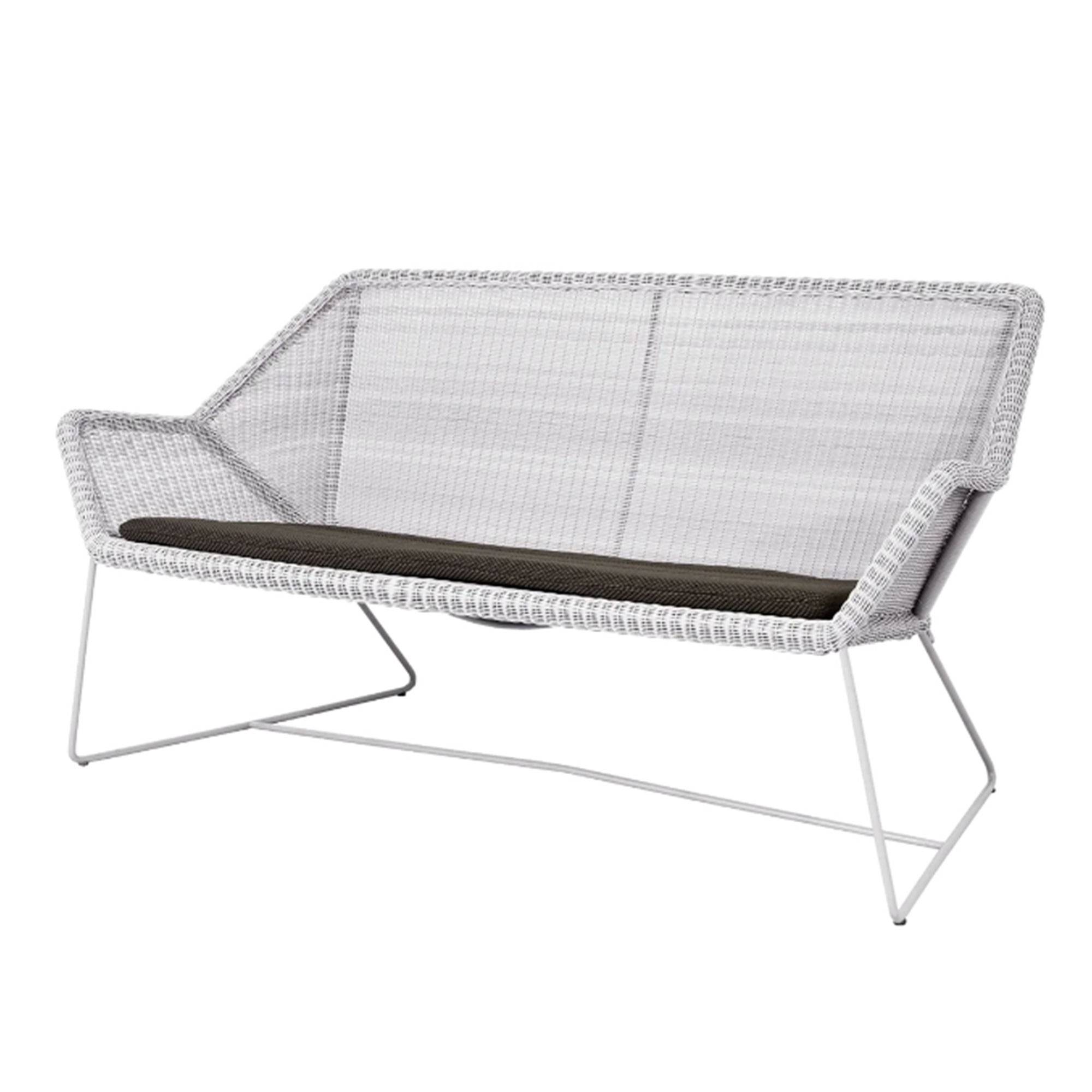 Breeze Loungesofa White grey Dark grey, Cane-line Focus.